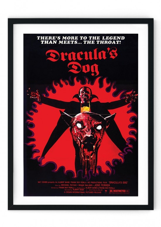 Dracula's Dog Retro Film Poster